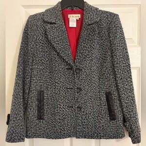Women's Black and White Jacket